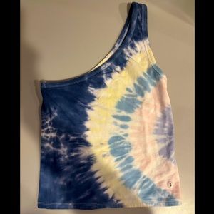 Tie Dye One Shoulder Tank
